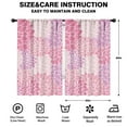 thumbnail image 2 of Blackout Kids Curtains,Pink Floral and Petal Pattern Childrens Insulated Curtains Set Of 2,Bedroom Essentials,Toddler Room Decor 52x84in(132x213cm), 2 of 5