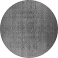 thumbnail image 1 of Ahgly Company Indoor Round Oriental Gray Industrial Area Rugs, 5' Round, 1 of 4