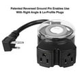 thumbnail image 2 of Clear Power Outdoor 24 Hour Mechanical Timer, 2 Grounded Outlets with 6 inch Cord, Grounded Flat Plug. CP50005, 2 of 3