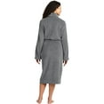 thumbnail image 2 of Port Authority Adult Female Women fleece Robe Deep Smoke Small/Medium, 2 of 6