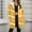 Yellow, variant on Women Base Zip up Fleece Hoodie Jacket, Stripe Color Block Tops with Pockets, Gradien Thermal Fuzzy Outerwear
