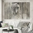 thumbnail image 2 of Designart Cheval de ferme Art mural sur toile, 2 of 2