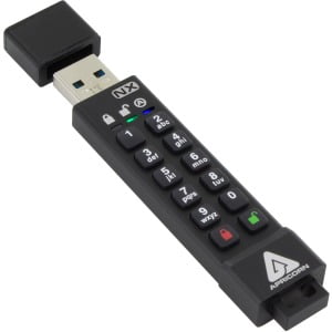 Apricon Aegis Secure Key 3NX 256-Bit AES XTS 8GB USB 3.0 Flash (Best Secure Flash Drive)