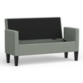 thumbnail image 5 of 52" Upholstered Storage Bench in Stone (Light Gray), 5 of 7