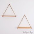 thumbnail image 4 of Rutledge & King Rope Hanging Wooden Wall Shelves - Light Brown, Single, 4 of 4