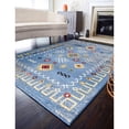 thumbnail image 3 of Rugs America Bradford KH60B Gabbeh Blue Tribal Moroccan blue Area Rug, 8'x10', 3 of 5