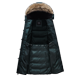 thumbnail image 3 of ELORA Parka de Plumón Vegana de Longitud Media para Mujer con Capucha Extraíble y Ribete de Piel Sintética, 3 of 5