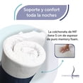 thumbnail image 4 of Colchoneta Memory Foam - Blanca - King Size Memory Foam COLCHONETA KING SIZE, 4 of 8