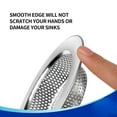 thumbnail image 4 of GYDEK Kitchen Sink Strainer, Stainless Steel Sink Drain Strainer, Dishwasher Safe, Pack of 3, 4 of 8