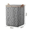 thumbnail image 6 of Kripyery Clothes Storage Bag High Capacity Store Clothes Wardrobe Quilt Clothes Storage Bag Household Products, 6 of 8