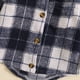 thumbnail image 3 of Gibobby Chamarra niñaNiños Pequeños Bebés Otoño Invierno Camisa Chaqueta A Cuadros Algodón Manga Larga Botón Abajo Niños Abrigo Ropa Outwear(Gris, 18-24 Meses), 3 of 5
