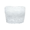 thumbnail image 6 of Tinglu 3 Pieces Women's Floral Lace Tube Top Strapless Bras Stretchy Chest Wrap, 6 of 8