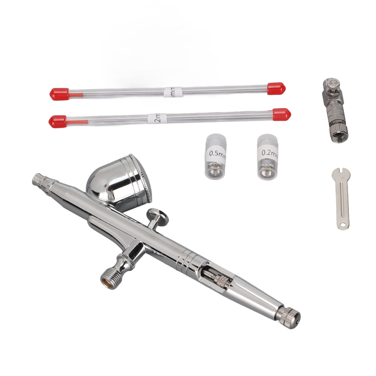 Dual Action Gravity Feed Airbrush, Paint Gravity Feed Airbrush Spray