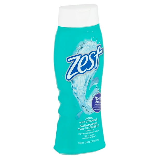 Zest Aqua with Vitamin E Refreshing Body Wash, 18 fl oz