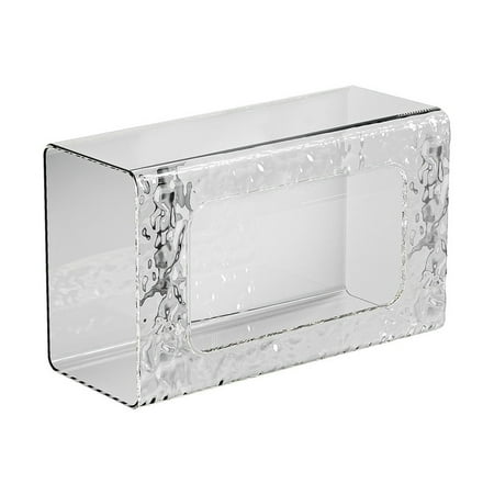 

RTDBG Short Folding Board Kitchen Wet Wipes Storage Wall Mounted Tissue Bathroom Flushable Wet Wipes Holder Acrylic Tissue Dispensing Holder Wet Wipes Holder Keep Wet Wipes Fresh