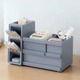thumbnail image 1 of Ohmyroo Oblique Insertion Desktop Organizer Large Capacity Stationery Storage Box For Professionals and Office, 1 of 6