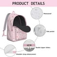 thumbnail image 2 of Cute Pig Backpack – Cartoon Farm Animal Pattern Bookbag with Watercolor and Artistic Design for School, 2 of 5