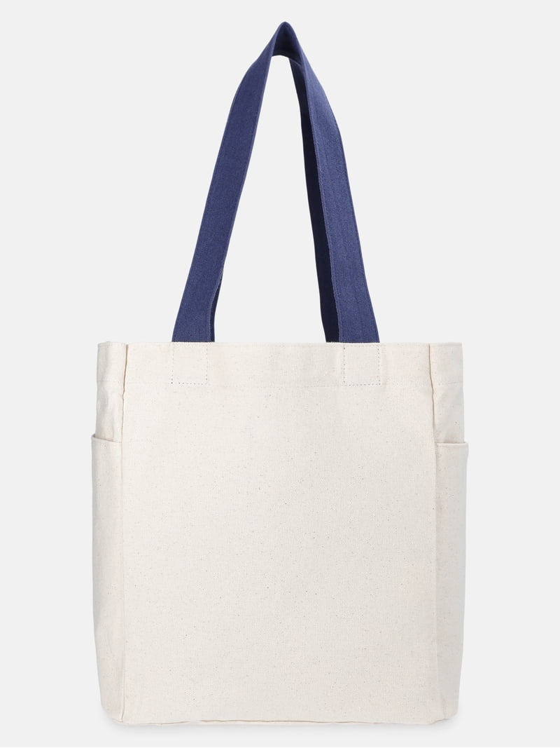 No Boundaries Women's Americana North/South Tote Bag, Natural