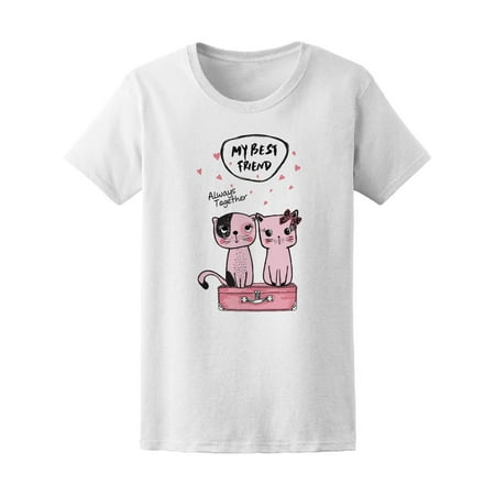 Cute Cat My Best Friends Tee Women's -Image by