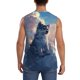 thumbnail image 4 of Fotbe Cloud Wolf Men's Camiseta sin Mangas Estampada para Hombres, Playera Casual para Gimnasio, Entrenamiento, Playa-XX-Large, 4 of 7