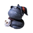 thumbnail image 2 of Estatua de gato de resina, recuerdo para amantes del té, decoración del hogar A, 2 of 9