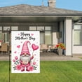 thumbnail image 3 of Rdsfhsp Happy Mother's Day Gnome Linen Garden Flag 12x18 inch, Mother's Day Yard Flag for Spring Summer Home Outdoor Garden Decoration, 3 of 5
