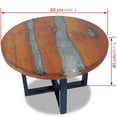 thumbnail image 4 of vidaXL Coffee Table Teak Resin 60 cm, 4 of 5