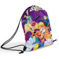 thumbnail image 5 of Bonkers-theme Drawstring Backpack Sports Gym Bag Water Resistant String Bag Cinch Bag，12‘’X16‘’（30X40cm）, 5 of 6