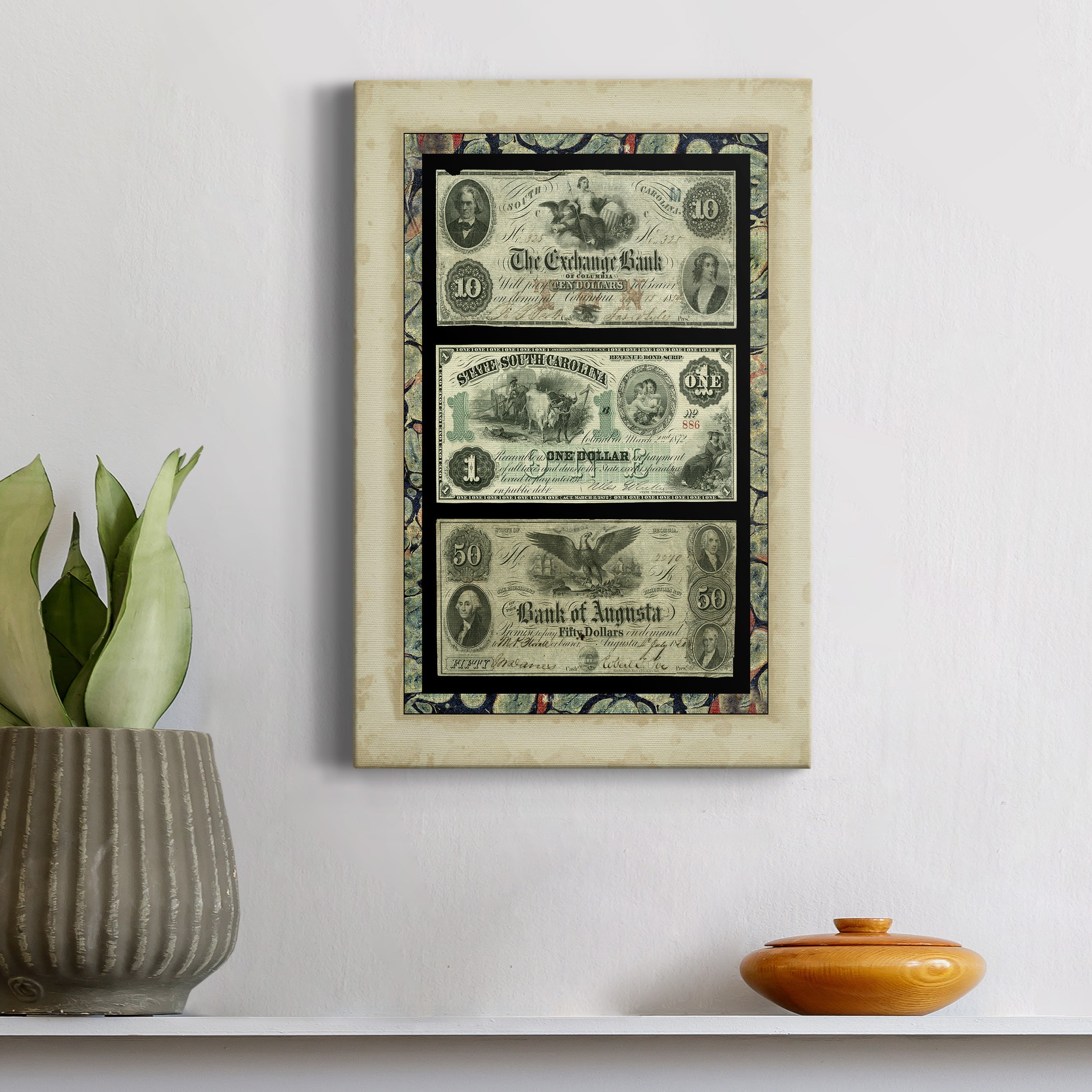 Money Money Money II Premium Gallery Wrapped Canvas - Ready to Hang
