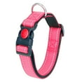 thumbnail image 1 of HLONK Adjustable Pet Neck Circle Reflective Strap Buckle Closure Lock Metal D-ring Reflective Padded Nylon Dog Collar for Small, 1 of 9