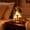 A, variant on Halloween Eolstice Ghost Glass Cloche Night Light, 3 Mini Figurine Light Up Dome Lamp, Cute Spooky Tabletop Centerpiece for Home Room Festival Party Fireplace Indoor Desktop Decoration, 2PC