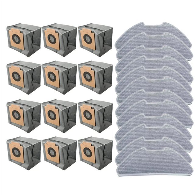 Para X8 Pro Robot Aspirador Reemplazo Almohadillas para Trapeador Bolsas para el Polvo Repuestos Accesorios,A