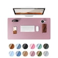 thumbnail image 1 of Protector de escritorio YSagi Leather Pale Malva 80x40 cm para oficina, 1 of 9