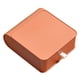 thumbnail image 4 of Caja de almacenamiento de escritorio resistente y duradera de polipropileno, apilable, de gran capacidad, aspecto elegante, organizador de cajones pequeños para el hogar y la oficina, color naranja, 4 of 12