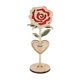 thumbnail image 1 of Placa con nombre de flor, regalo del Día del Padre para mamá, regalo para el Día del Padre, regalo para papá, adorno romántico, artesanía de rosas, 1 of 9
