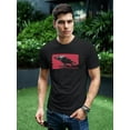 thumbnail image 2 of Black Raven In Grunge Art Tee Men's -Image by Shutterstock, 2 of 4