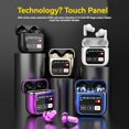 thumbnail image 3 of Auriculares Inalámbricos con Cancelación de Ruido, Bluetooth 5,4, Estéreo de Graves, Estuche de Carga con Pantalla LED, Deportivos, Resistentes Al Agua e, 3 of 5