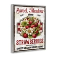thumbnail image 3 of Stupell Industries Cottage Sweet Meadow Strawberries Gray Floating Frame Canvas Art, 17 x 21, by Creatif Belle, 3 of 8