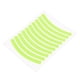 thumbnail image 3 of Pegatinas reflectantes para bicicleta de equilibrio para niños, calcomanías adhesivas para ruedas de bicicleta, tiras de seguridad, accesorios para bicicleta de equilibrio, amarillo fluorescente, 3 of 14