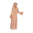 thumbnail image 2 of Milageto Muslim Dress Lady Gown Women Muslim Robe for Events Ethnic Festivals Banquet, 2 of 8