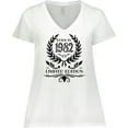 thumbnail image 3 of Inktastic Born in 1982 Limited Edition Women's Plus Size V-Neck T-Shirt, 3 of 5