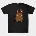 thumbnail image 1 of Bad Rabbit Retro Rebel Animal Illustration Graphic Top T-Shirt, 1 of 4