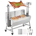 thumbnail image 4 of Ensemble de Gril Rôtissoire Robuste, Rôtissoire pour Cochon et Agneau BBQ avec Deux Moteurs de 52 W, Ensemble de Rôtissoire à Broche en Acier Inoxydable pour l'Extérieur à Hauteur Réglable, 4 of 23