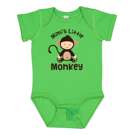 

Inktastic Mimi Little Monkey Grandchild Boys or Girls Baby Bodysuit