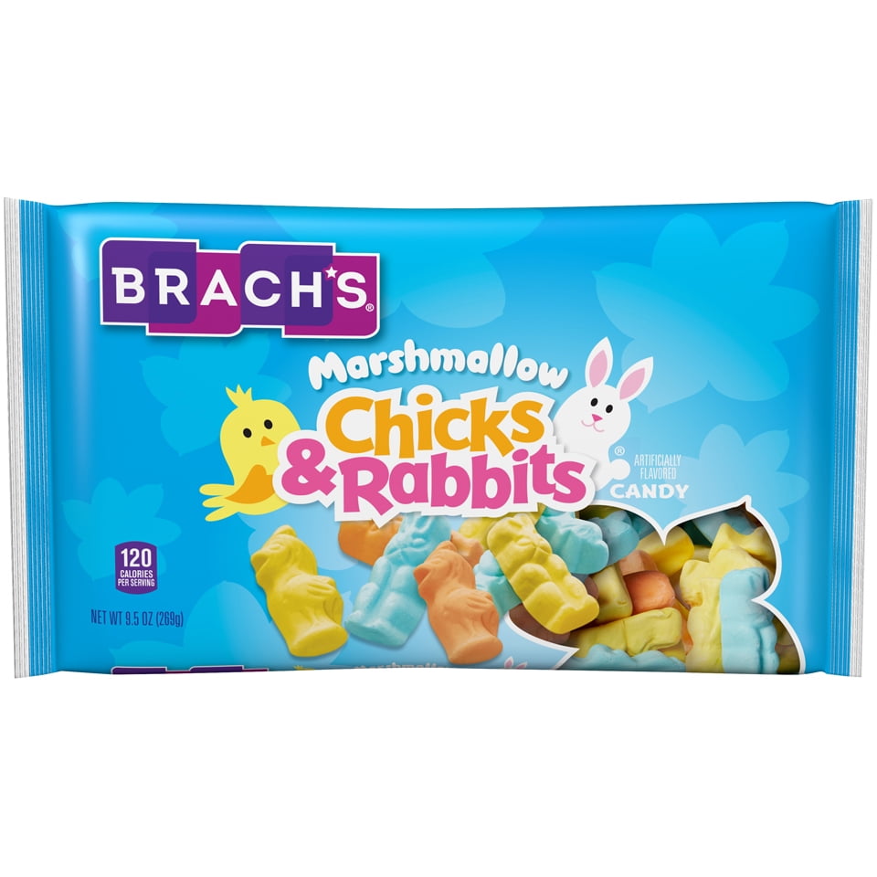 Brach's Marshmallow Chicks & Rabbits Easter Candy 8 oz