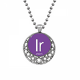 thumbnail image 1 of Chestry Elements Period Table Transition Metals Iridium Ir Necklaces Pendant Retro Moon Stars Jewelry, 1 of 3