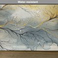 thumbnail image 5 of Ambesonne Yellow Place Mats Set of 4, Autumnal Melancholy Branches, Standard Size, Khaki Slate Blue Eggshell, 5 of 5