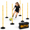 6 FT-6 pcs, variant on 6 Ft Agility Poles 4/6/10 Pack Detachable Soccer