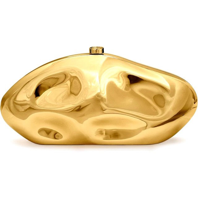 Acrylic Clutch Purse for Women Irregular Shell Evening Handbag for wedding party