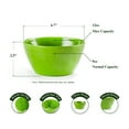 thumbnail image 5 of MIYOPESI 4.7-Inch Melamine Rice Bowls (Set of 6) - 12oz Unbreakable and Reusable Soup Bowls with Ceramic Feel, Stackable and Dishwasher-Safe Dinnerware (Multi-color), 5 of 6